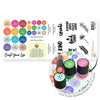 Misil Craft Decals Small & Mini Blending Brushes Label Set - 2023 Amy Tangerine Collection