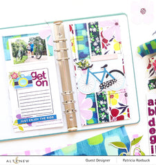 Pexzuh Printing Pattern Paper Enjoy the Ride 12x12 Paper Pack