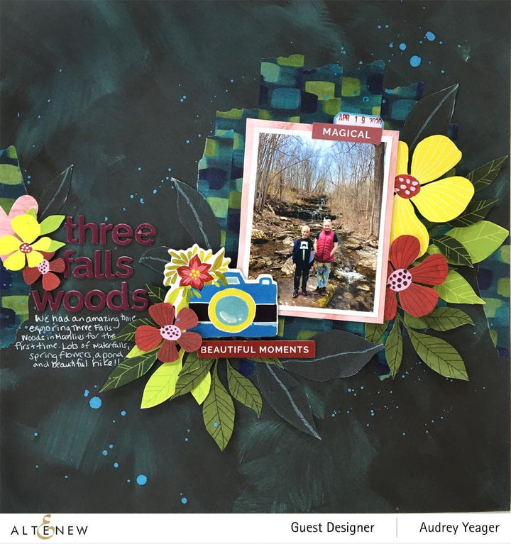 Pexzuh Printing Pattern Paper Enjoy the Ride 12x12 Paper Pack