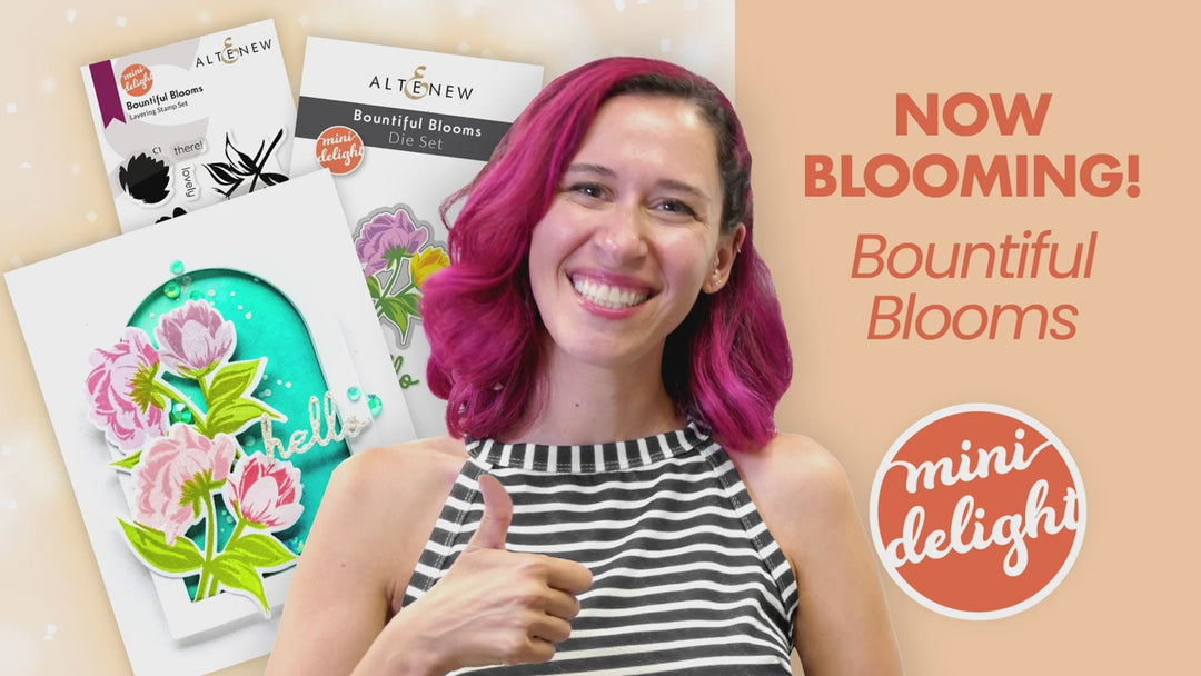 Mini Delight: Bountiful Blooms Stamp & Die Set