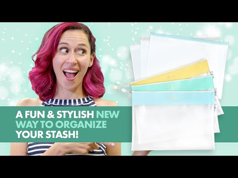 Yellow Zip 'n' Stash Pouches Bundle (6 pcs)