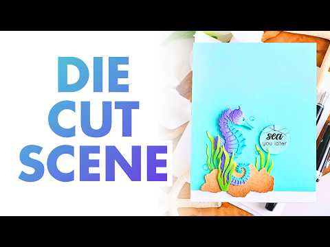 Mini Delight: Graceful Seahorse Stamp & Die Set