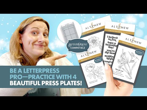 Wild Daisies Press Plate Set