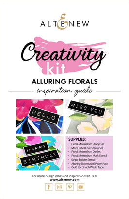 55Printing.com Printed Media Alluring Florals Creativity Cardmaking Kit Inspiration Guide