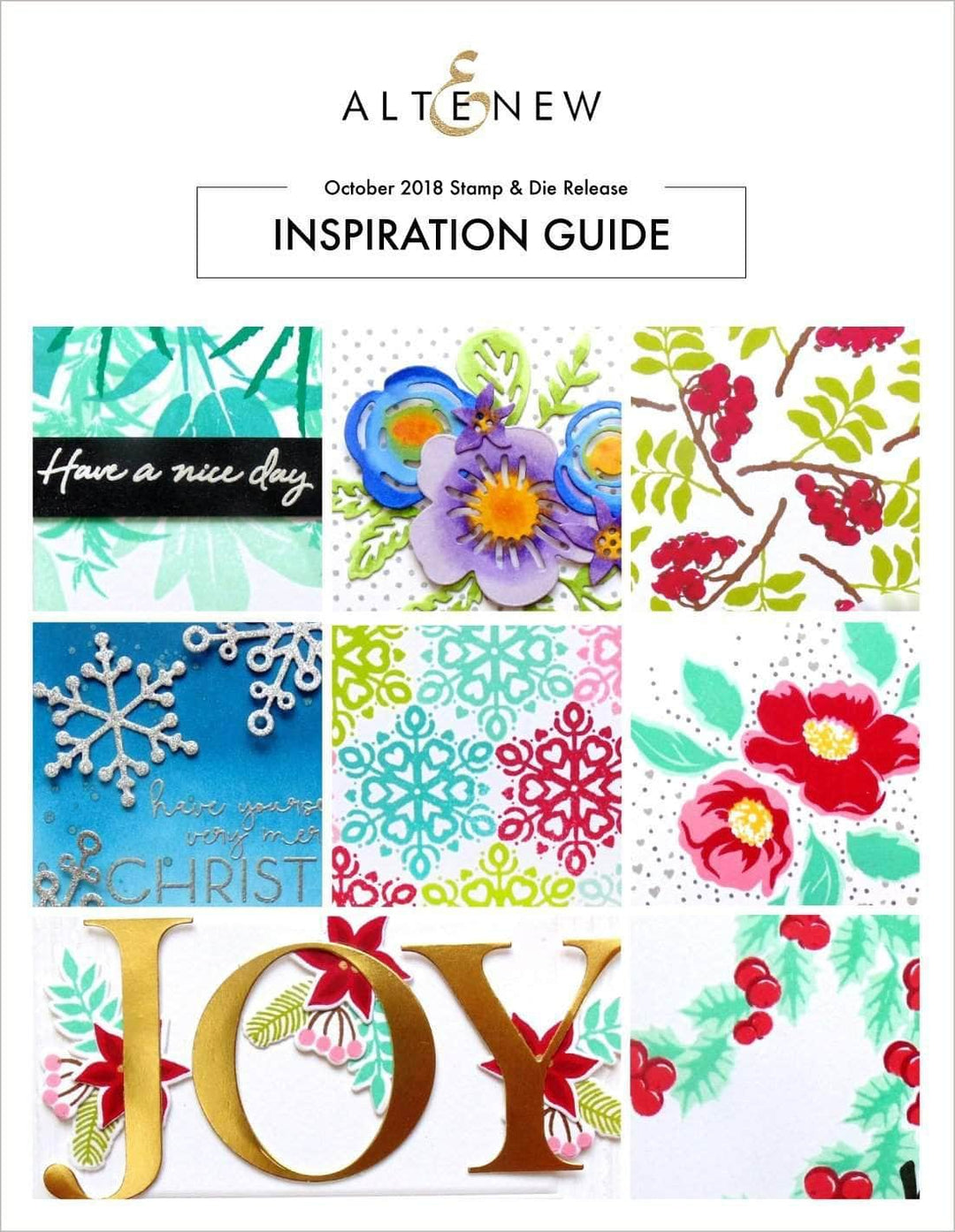 55Printing.com Printed Media Plenty of Peace Stamp & Die Release Inspiration Guide