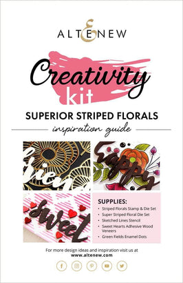 55Printing.com Printed Media Superior Striped Florals Creativity Kit Inspiration Guide