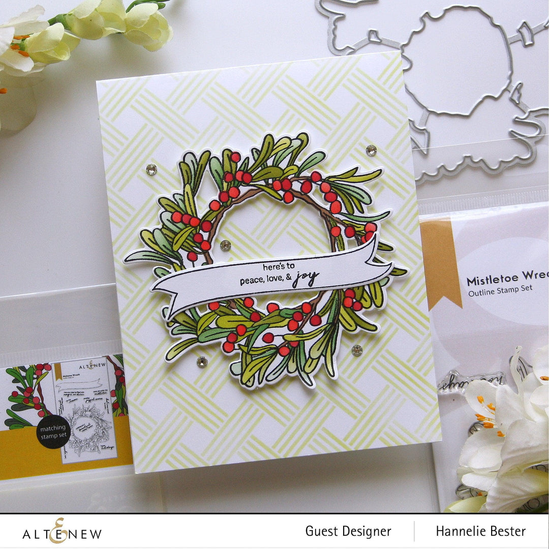Altenew Release Bundle Mistletoe Wreath Complete Product Bundle