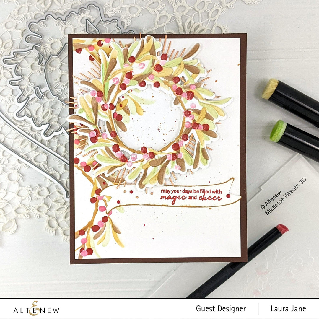 Altenew Release Bundle Mistletoe Wreath Complete Product Bundle