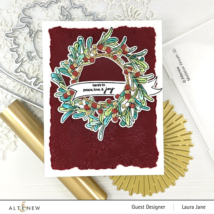 Altenew Release Bundle Mistletoe Wreath Complete Product Bundle
