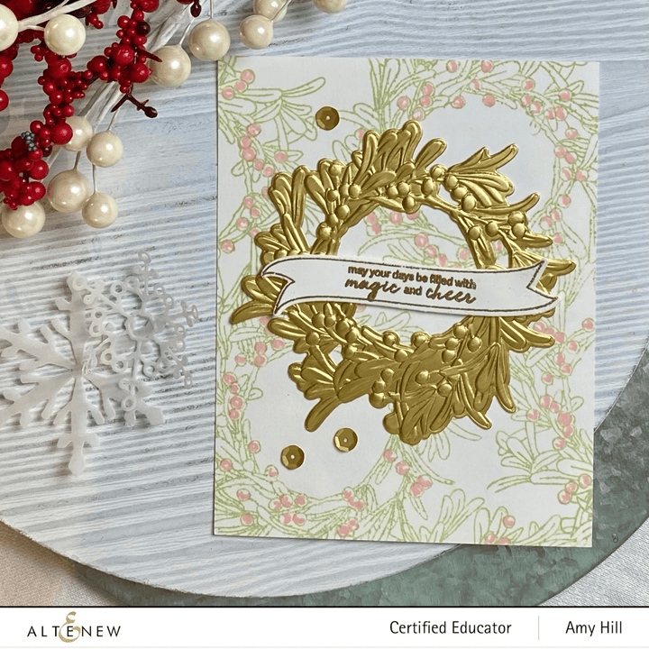 Altenew Release Bundle Mistletoe Wreath Complete Product Bundle
