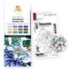 Artist Alcohol Markers Set L & Sweet Jasmine Stamp Set Bundle