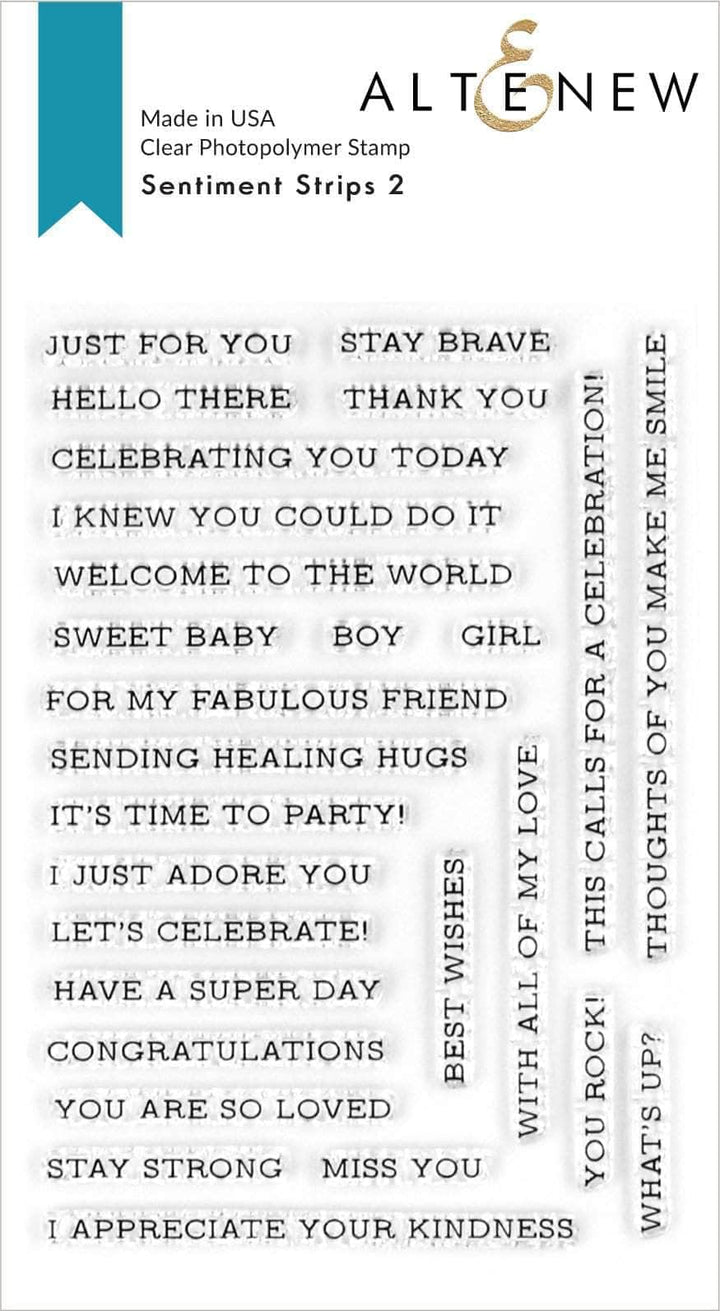 Altenew Stamp Bundle Sentiment Strips