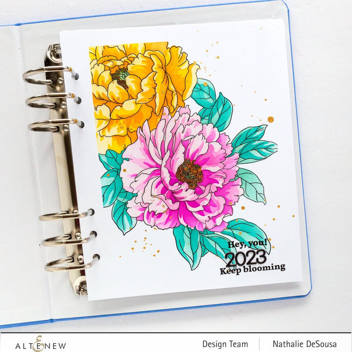 Altenew Stamp & Die Bundle Billowing Peonies