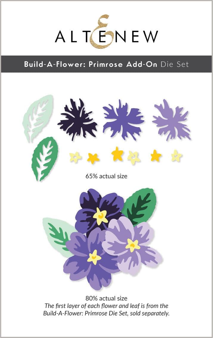 Altenew Stamp & Die Bundle Build-A-Flower: Primrose & Add-On Layering Die Bundle