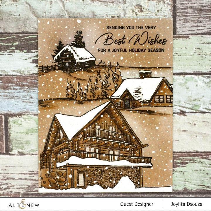 Altenew Stamp & Die Bundle Cozy Winter Vibes Stamp & Die Bundle