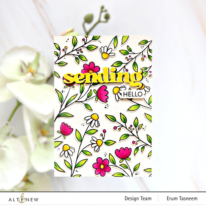 Altenew Stamp & Die Bundle Dainty Flowers