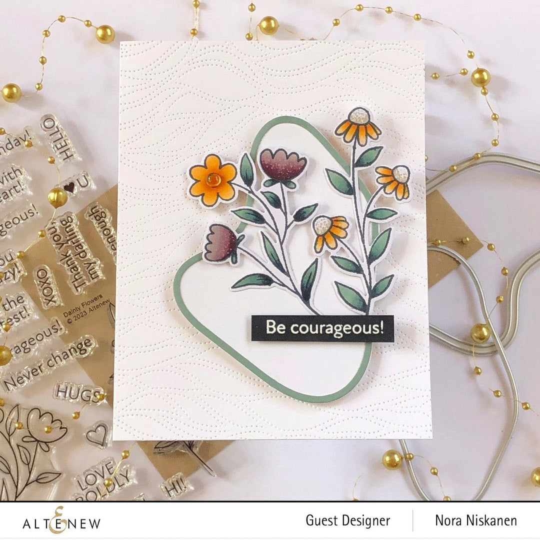 Altenew Stamp & Die Bundle Dainty Flowers