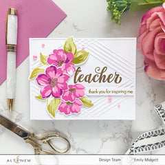 Altenew Stamp & Die Bundle Educators Rule Stamp & Die Bundle