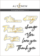 Altenew Stamp & Die Bundle Encouraging Sentiments