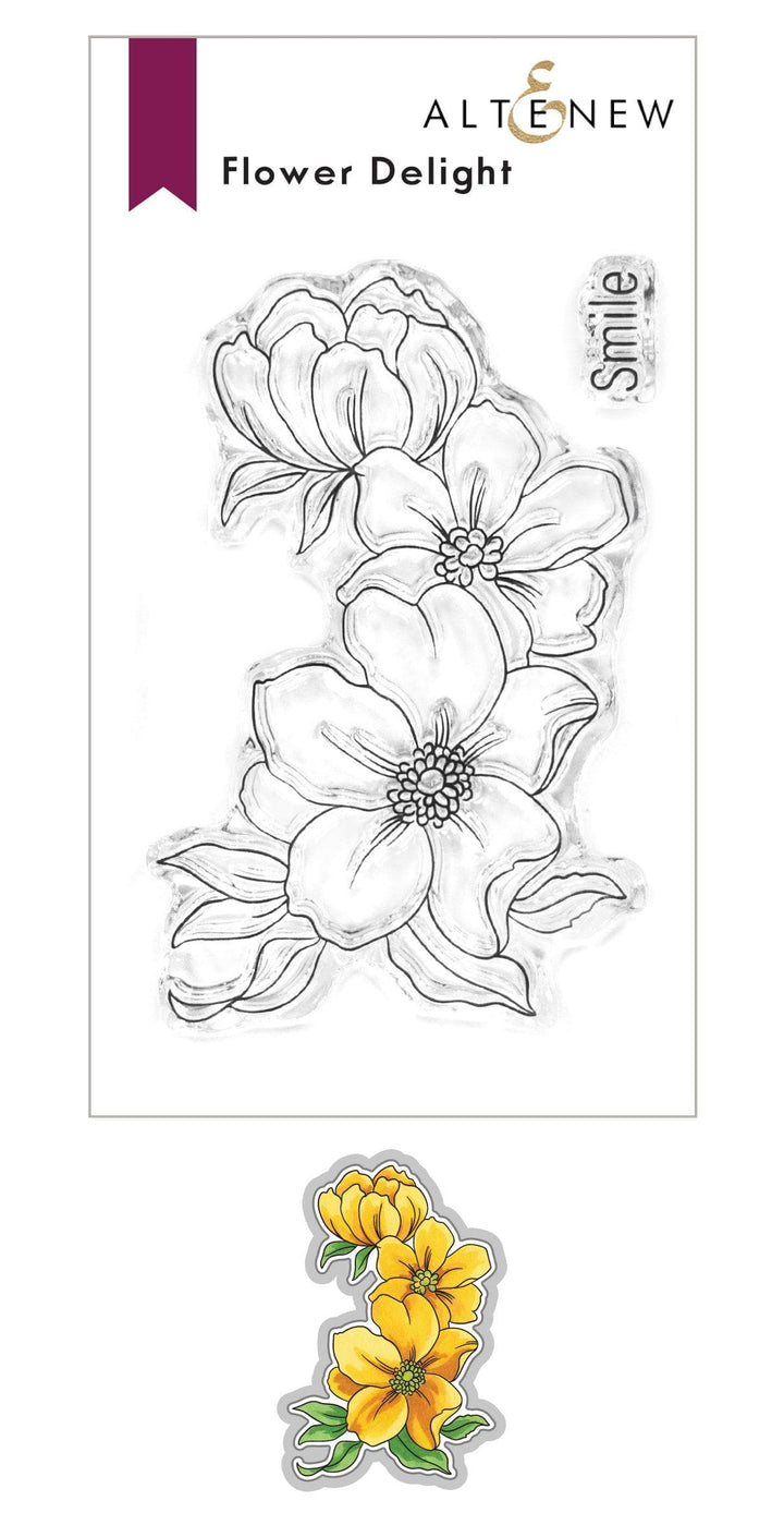 Altenew Stamp & Die Bundle Flower Delight Stamp & Die Bundle