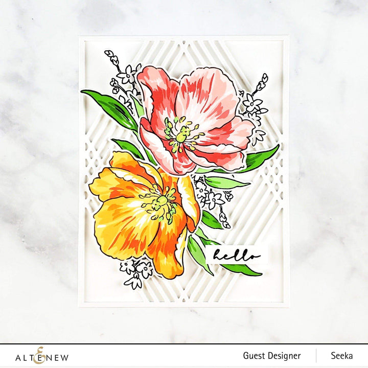 Altenew Stamp & Die Bundle Fresh Bloom Stamp & Die Bundle