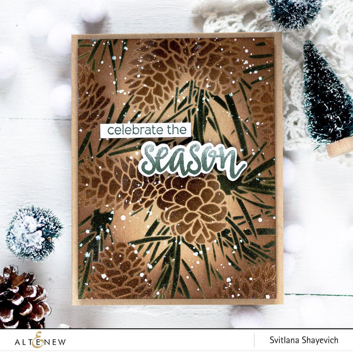 Altenew Stamp & Die Bundle Halftone Holidays Stamp & Die Bundle