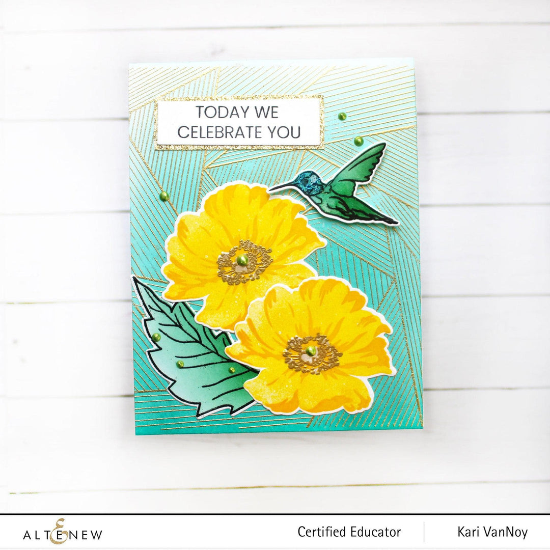 Altenew Stamp & Die Bundle Happy Flowers Stamp & Die Bundle