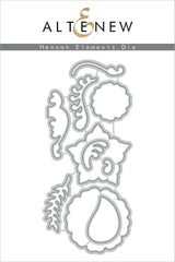 Altenew Stamp & Die Bundle Hennah Elements