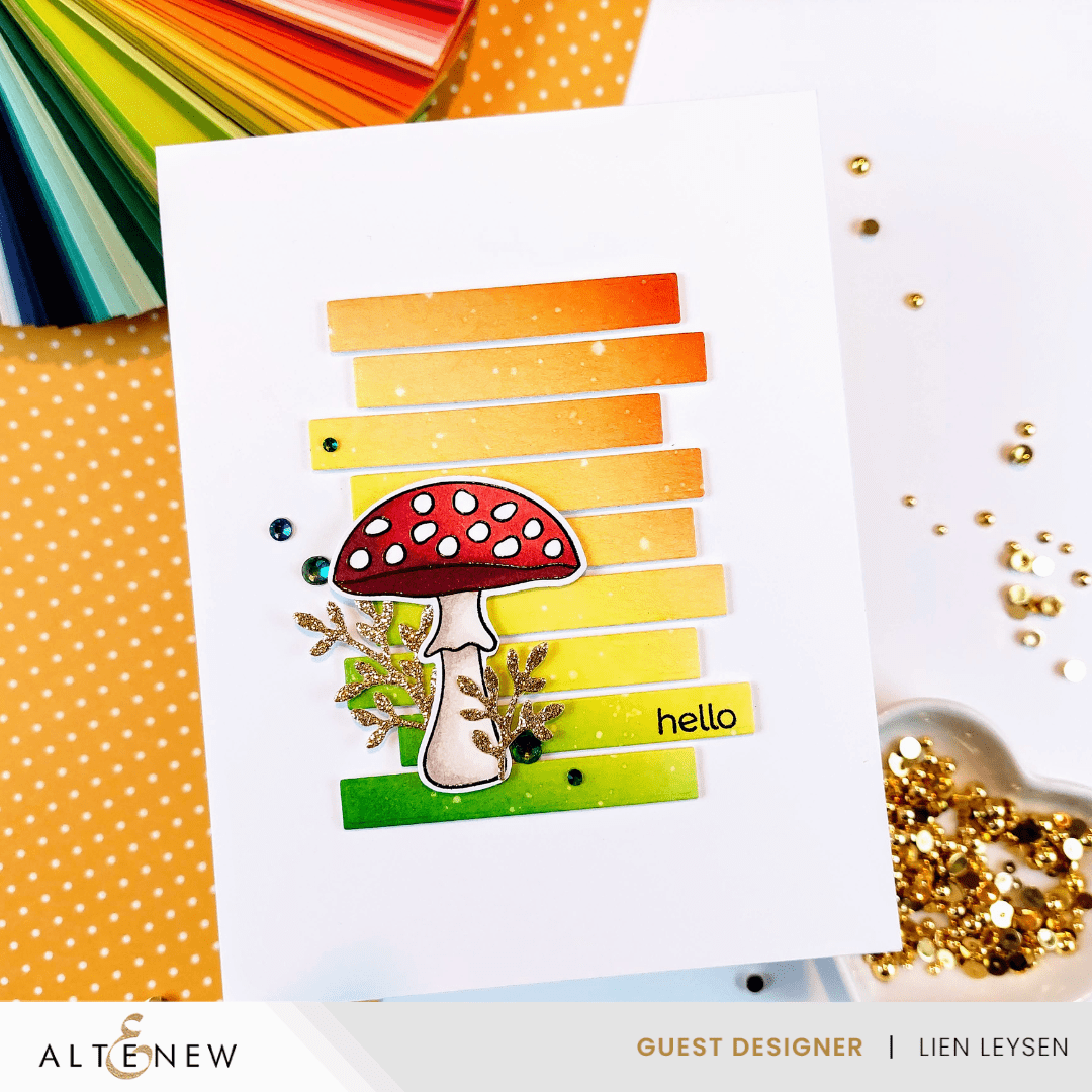 Altenew Stamp & Die Bundle Mushroom Greetings