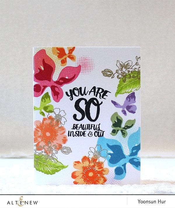 Altenew Stamp & Die Bundle Painted Butterflies Stamp & Die Bundle