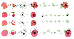 Altenew Stamp & Die Bundle Painted Flowers Stamp & Die Bundle