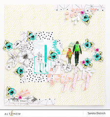 Altenew Stamp & Die Bundle Painted Flowers Stamp & Die Bundle