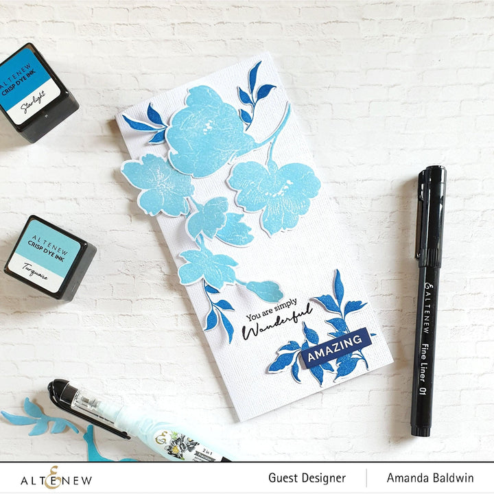 Altenew Stamp & Die Bundle Pen Sketched Silhouette Stamp & Die Bundle