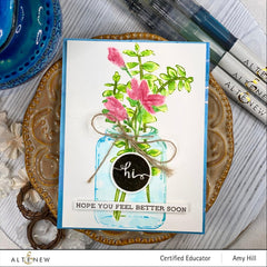 Altenew Stamp & Die Bundle Pen Sketched Silhouette Stamp & Die Bundle