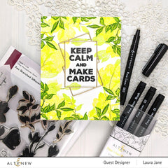 Altenew Stamp & Die Bundle Pen Sketched Silhouette Stamp & Die Bundle