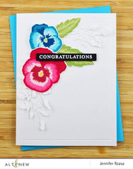 Altenew Stamp & Die Bundle Pretty Pansies Stamp & Die Bundle
