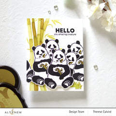 Altenew Stamp & Die Bundle Roaming Pandas