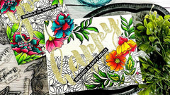 Altenew Stamp & Die Bundle Rosy Blooms Stamp & Die Bundle