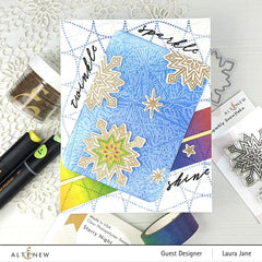 Altenew Stamp & Die Bundle Sparkly Snowflake Stamp & Die Bundle