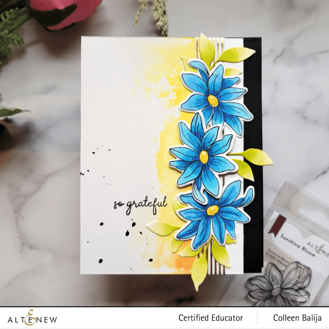 Altenew Stamp & Die Bundle Sunshine Bloom Stamp & Die Bundle