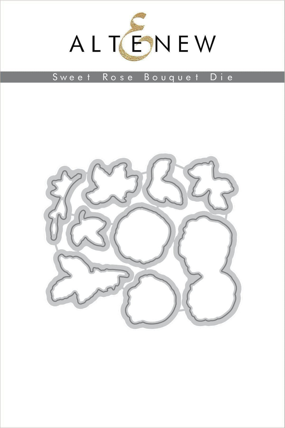 Altenew Stamp & Die Bundle Sweet Rose Bouquet Stamp & Die Bundle