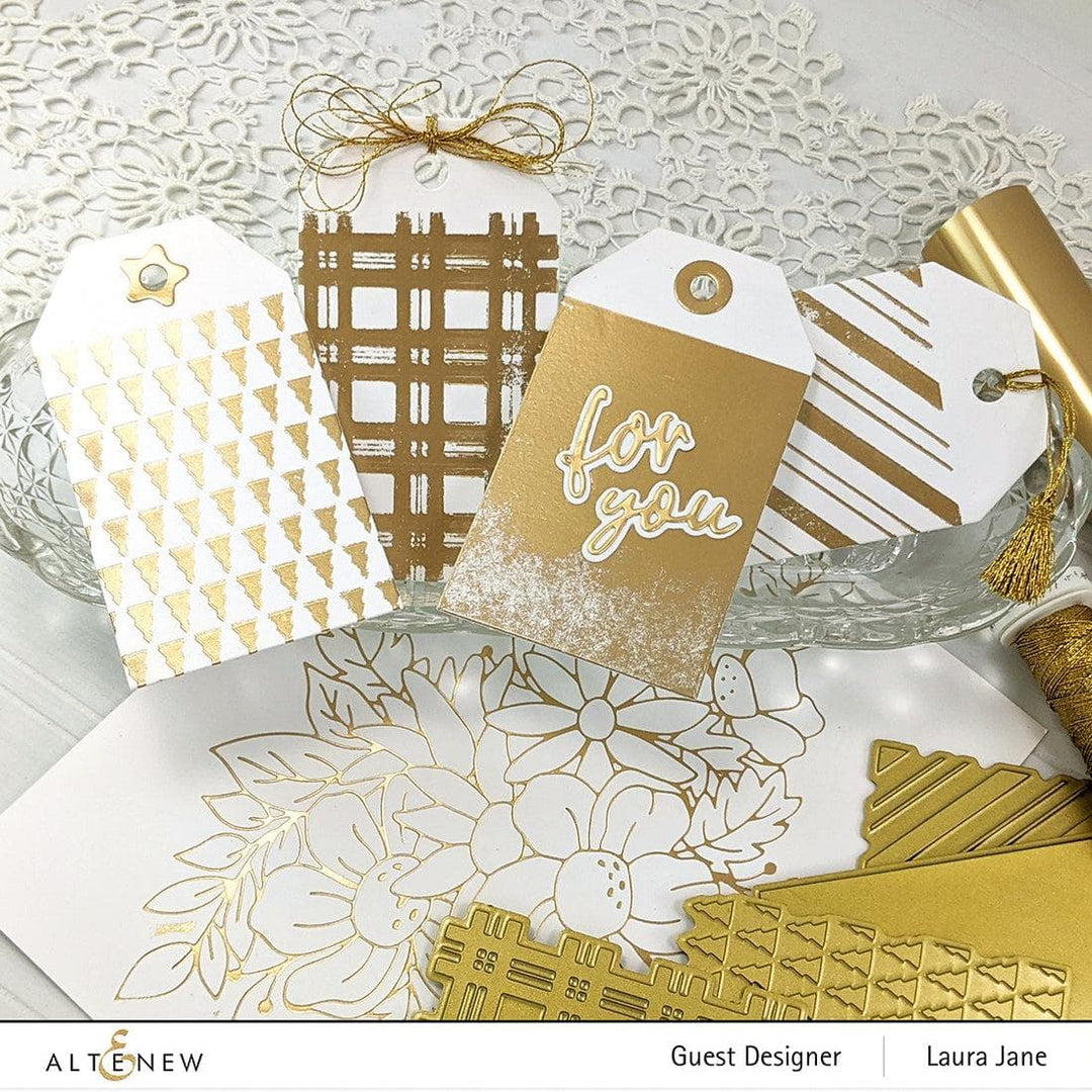 Altenew Stamp & Die Bundle Tiny Sentiments: Wishing Stamp & Die Bundle