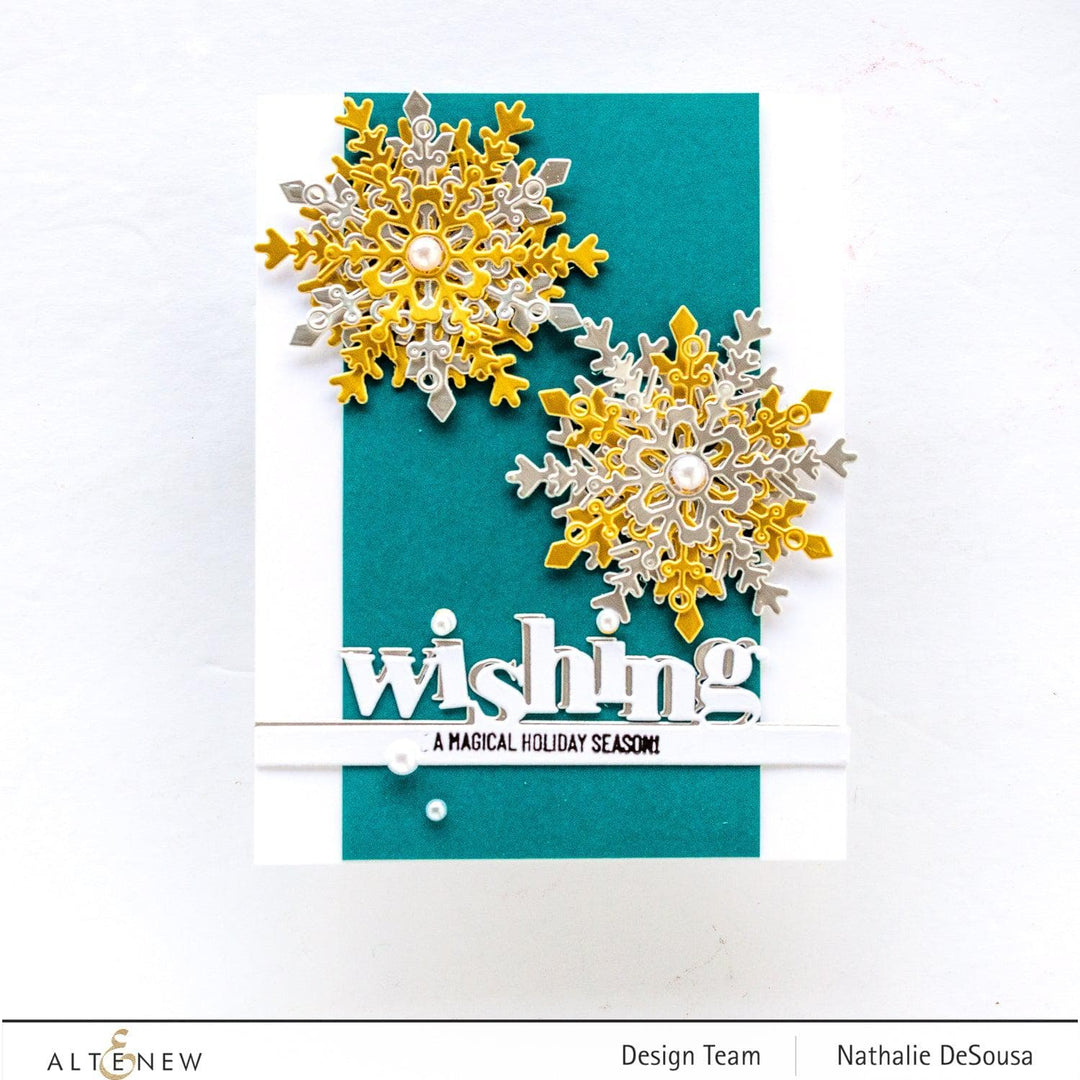 Altenew Stamp & Die Bundle Tiny Sentiments: Wishing Stamp & Die Bundle