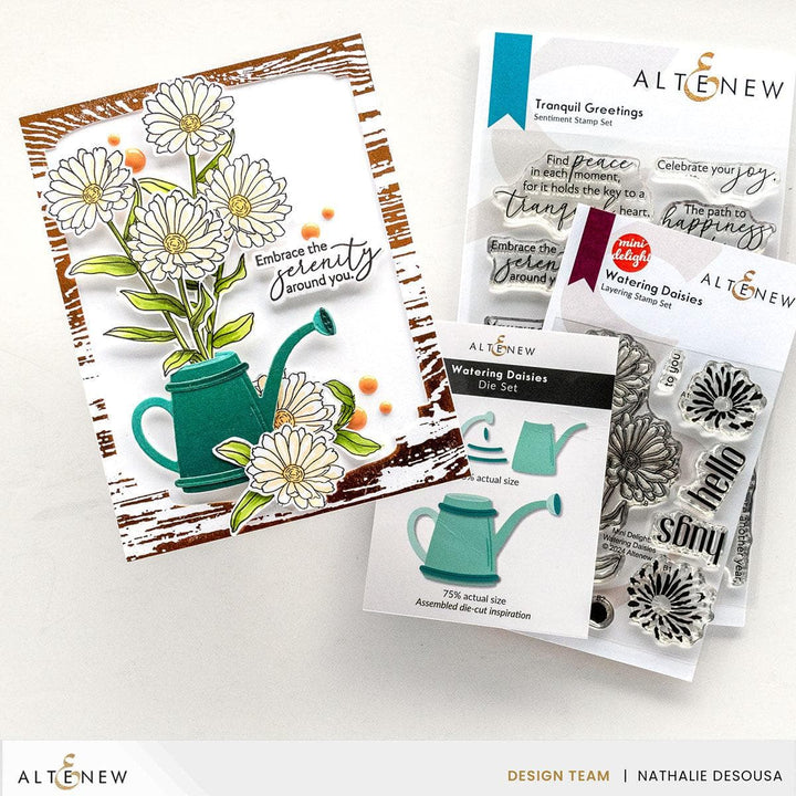 Tranquil Greetings Die Set - Altenew