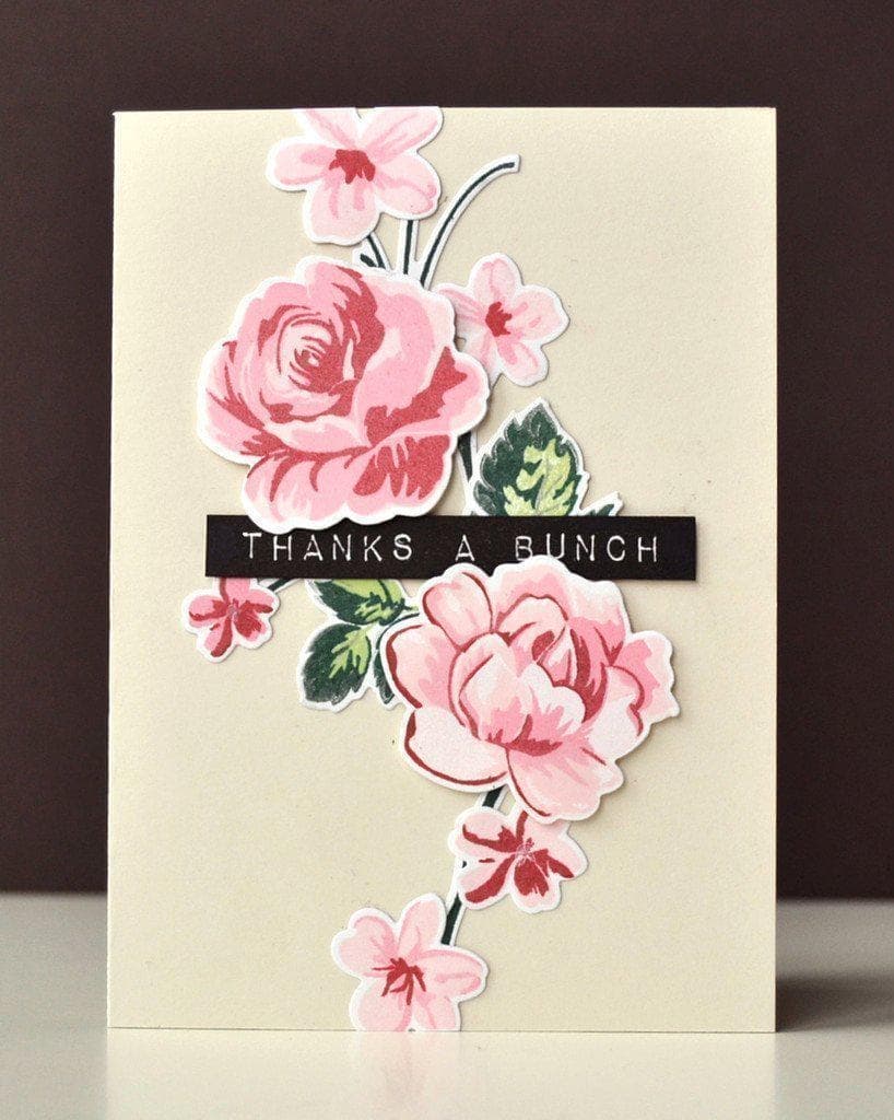 Altenew Stamp & Die Bundle Vintage Flowers Stamp & Die Bundle