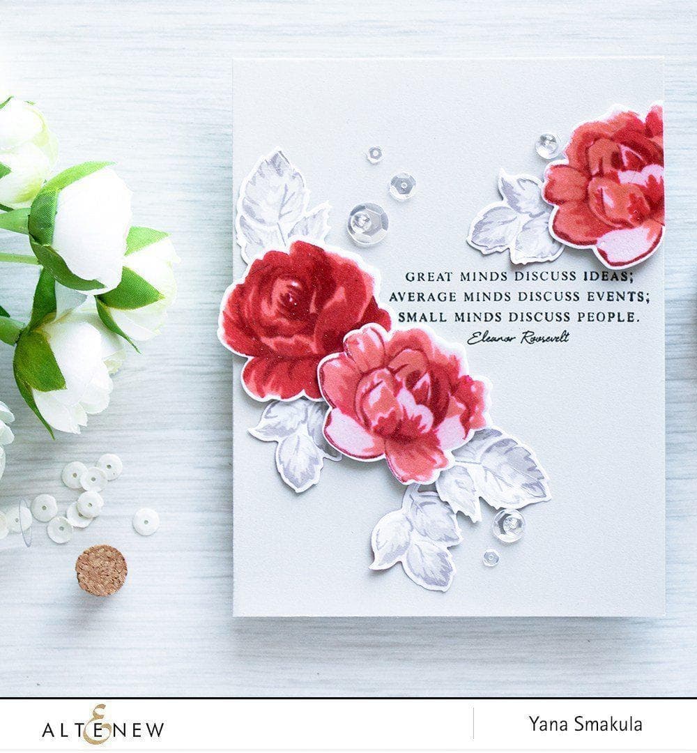 Altenew Stamp & Die Bundle Vintage Flowers Stamp & Die Bundle