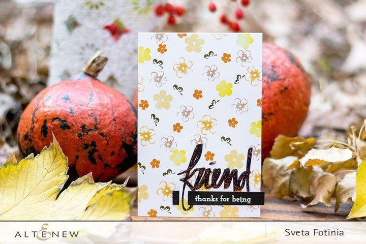 Altenew Stamp & Die Bundle Vintage Flowers Stamp & Die Bundle