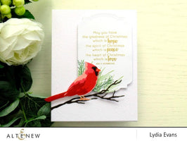 Altenew Stamp & Die Bundle Winter Cardinal Stamp & Die Bundle