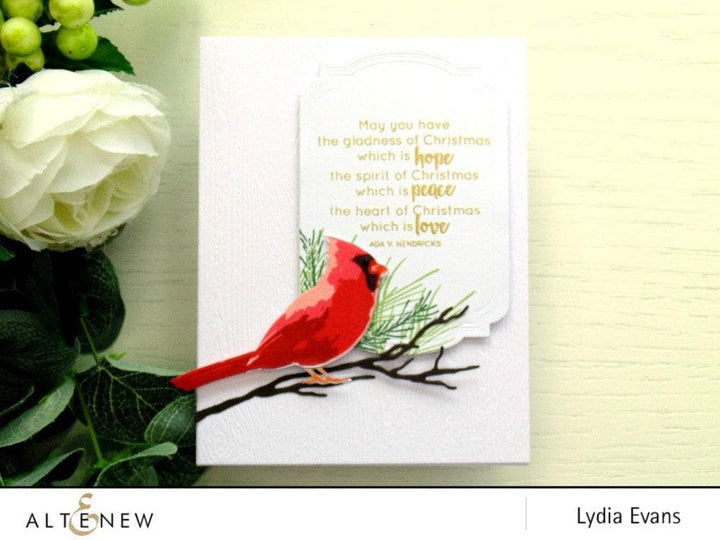 Altenew Stamp & Die Bundle Winter Cardinal Stamp & Die Bundle