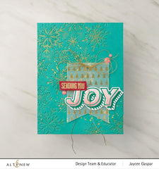 Altenew Stamp & Die Bundle Winter Typography Stamp & Die Bundle